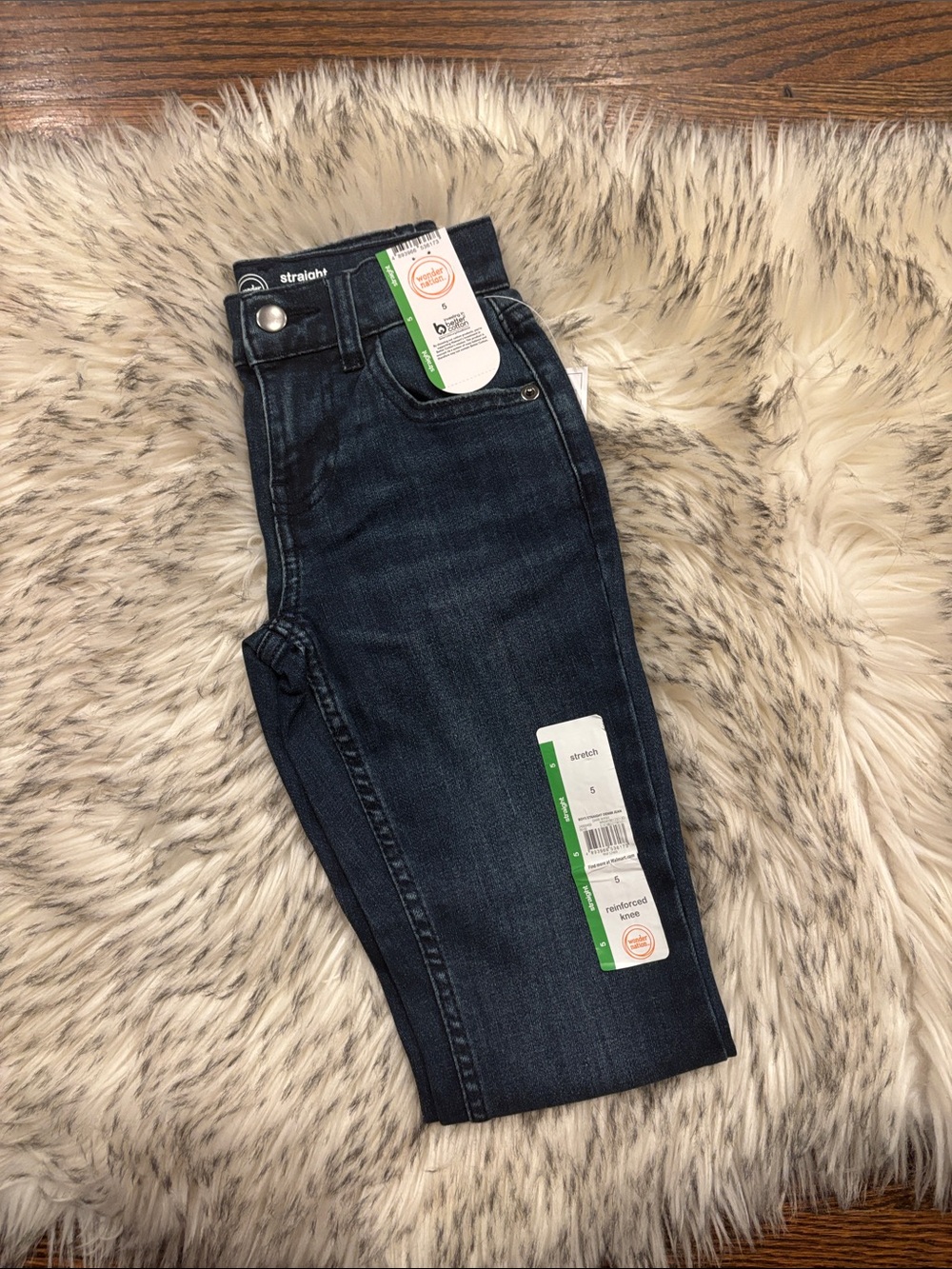 NWT WN Boys Straight Fit Denim Jeans (5 Straight)